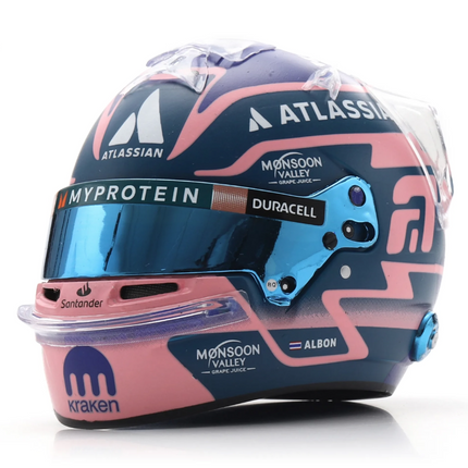 Williams F1 Alex Albon 2025 Season Livery 1/5 Scale Mini Helmet