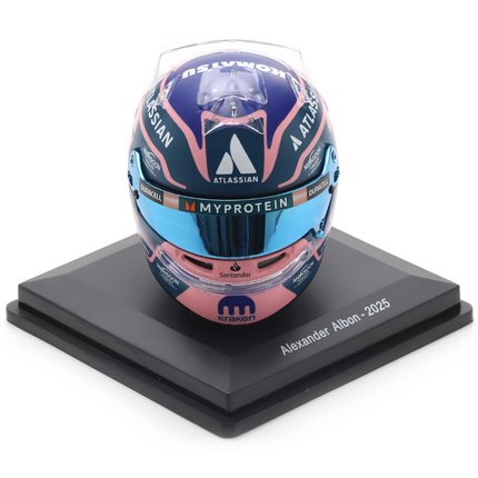 Williams F1 Alex Albon 2025 Season Livery 1/5 Scale Mini Helmet