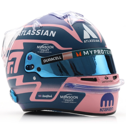 Williams F1 Alex Albon 2025 Season Livery 1/5 Scale Mini Helmet