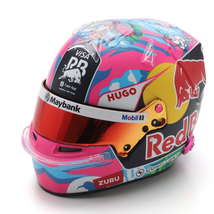 Visa Cash App Racing Bulls F1 Team Liam Lawson Singapore GP 1/5 Scale Mini Helmet 2025