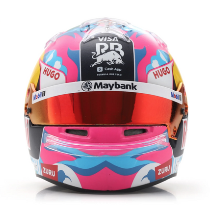 Visa Cash App Racing Bulls F1 Team Liam Lawson Singapore GP 1/5 Scale Mini Helmet 2025