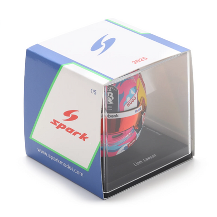 Visa Cash App Racing Bulls F1 Team Liam Lawson Singapore GP 1/5 Scale Mini Helmet 2025