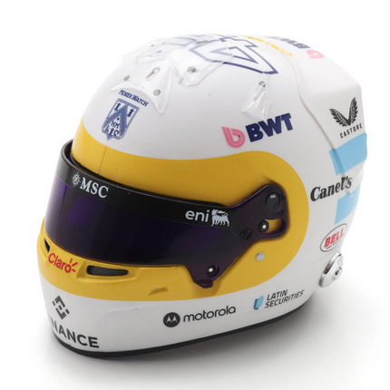Alpine F1 Spark Model Franco Colapinto USA GP 2026 1/5 Scale Mini Helmet