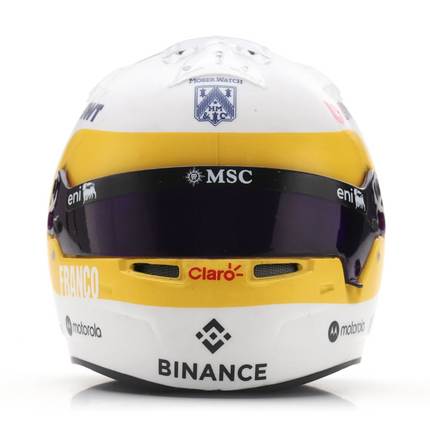 Alpine F1 Spark Model Franco Colapinto USA GP 2026 1/5 Scale Mini Helmet