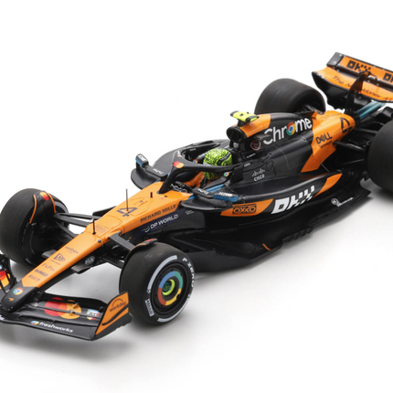 McLaren F1 Team Spark Model Lando Norris Hungarian GP Winner 1/43 Scale Model Car 2025