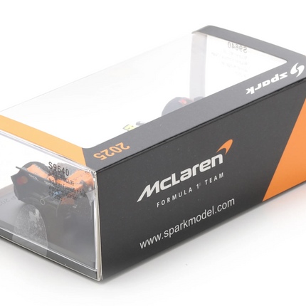 McLaren F1 Team Spark Model Lando Norris Hungarian GP Winner 1/43 Scale Model Car 2025