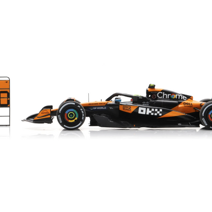 McLaren F1 Team Spark Model Lando Norris Hungarian GP Winner 1/43 Scale Model Car 2025