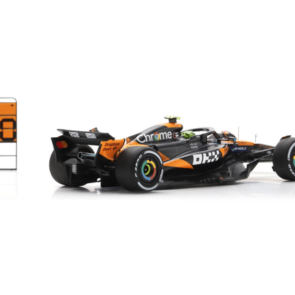 McLaren F1 Team Spark Model Lando Norris Hungarian GP Winner 1/43 Scale Model Car 2025