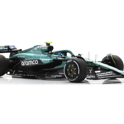 Aston Martin F1 Team Spark Model Fernando Alonso Hungarian GP 1/43 Scale Model Car 2025