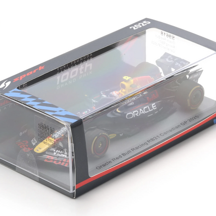 Red Bull Racing F1 Team Spark Model Yuki Tsunoda Canadian GP 1/43 Scale Model Car 2025
