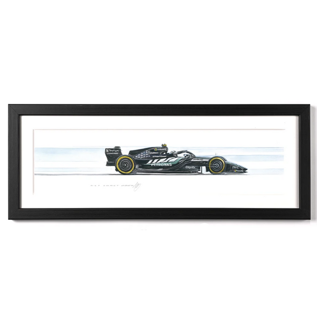 Mercedes AMG Petronas F1 Limited Edition 2026 Racing Car Framed Print Artwork