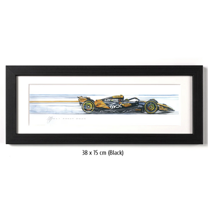 McLaren F1 Limited Edition Lando Norris 2026 Racing Car Framed Print Artwork