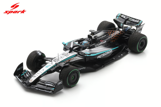 Mercedes AMG Petronas F1 George Russell Silverstone GP 1/43 Scale Model Racing Car 2025