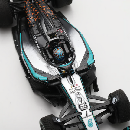 Mercedes AMG Petronas F1 George Russell Silverstone GP 1/43 Scale Model Racing Car 2025