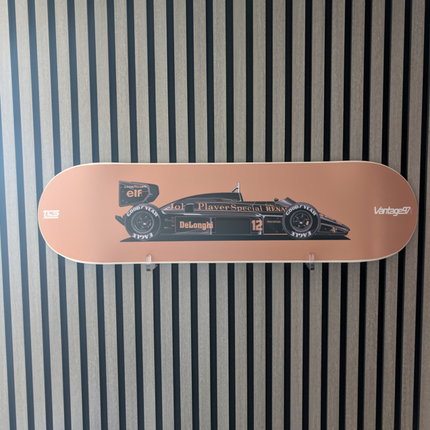 Lotus F1 Team Ayrton Senna Skateboard Deck