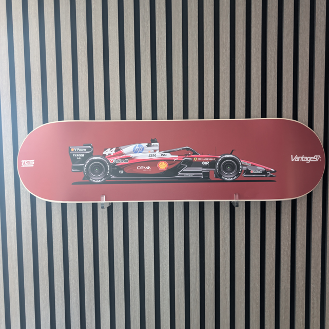 Scuderia Ferrari F1 Team Lewis Hamilton Skateboard Deck