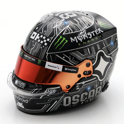 McLaren F1 Spark Model Oscar Piastri Las Vegas GP 2025 1/5 Scale Mini Helmet