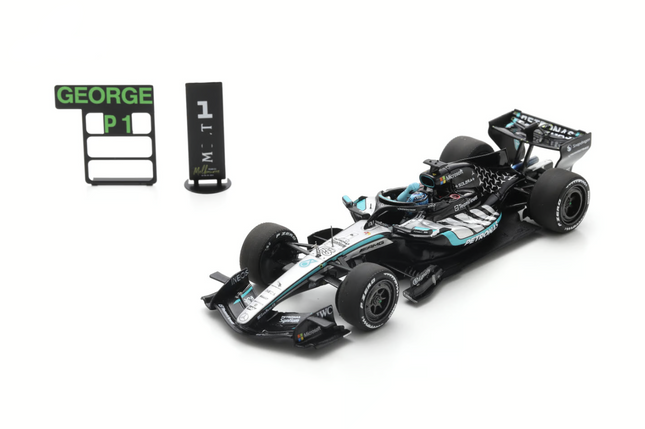 Mercedes AMG Petronas F1 Team Spark Model George Russell Australia GP 1/43 Scale Model Car 2026