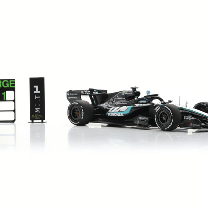 Mercedes AMG Petronas F1 Team Spark Model George Russell Australia GP 1/43 Scale Model Car 2026