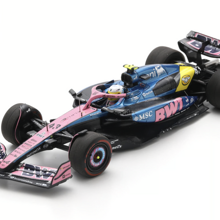 Alpine F1 Team Spark Model Franco Colapinto USA GP 1/43 Scale Model Car 2025