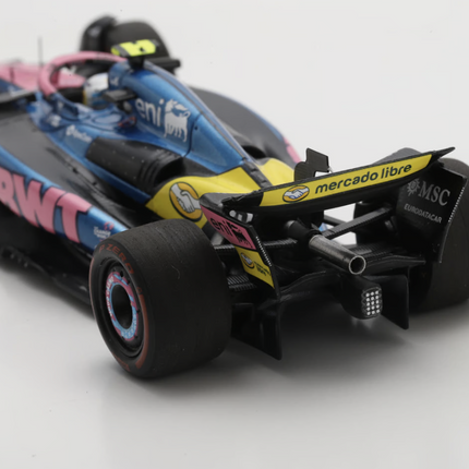 Alpine F1 Team Spark Model Franco Colapinto USA GP 1/43 Scale Model Car 2025