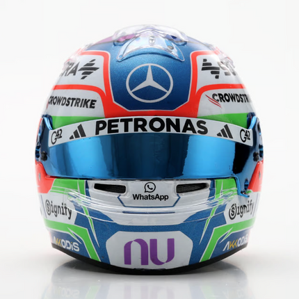 Mercedes AMG Petronas F1 Kimi Antonelli 2026 Season Livery 1/5 Scale Mini Helmet
