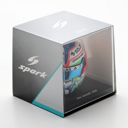 Mercedes AMG Petronas F1 Kimi Antonelli 2026 Season Livery 1/5 Scale Mini Helmet