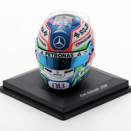 Mercedes AMG Petronas F1 Kimi Antonelli 2026 Season Livery 1/5 Scale Mini Helmet