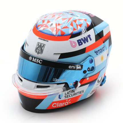 Alpine F1 Franco Colapinto 2026 Season Livery 1/5 Scale Mini Helmet
