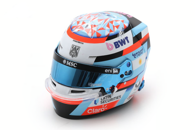 Alpine F1 Franco Colapinto 2026 Season Livery 1/5 Scale Mini Helmet