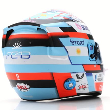 Alpine F1 Franco Colapinto 2026 Season Livery 1/5 Scale Mini Helmet