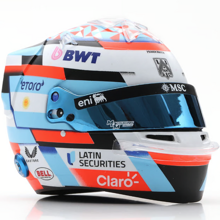 Alpine F1 Franco Colapinto 2026 Season Livery 1/5 Scale Mini Helmet
