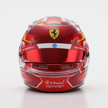 Scuderia Ferrari F1 Looksmart Charles Leclerc 2024 Abu Dhabi 1/5 Scale Mini Helmet