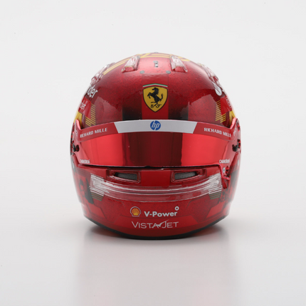 Scuderia Ferrari F1 Looksmart Carlos Sainz 2024 Abu Dhabi 1/5 Scale Mini Helmet