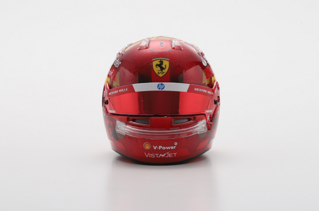 Scuderia Ferrari F1 Looksmart Carlos Sainz 2024 Abu Dhabi 1/5 Scale Mini Helmet