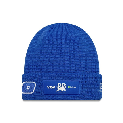 Visa Cash App Racing Bulls F1 Team New Era Liam Lawson Waffle Cuff Knit Beanie Hat 2026