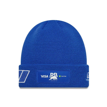 Visa Cash App Racing Bulls F1 Team New Era Arvid Lindblad Waffle Cuff Knit Beanie Hat 2026