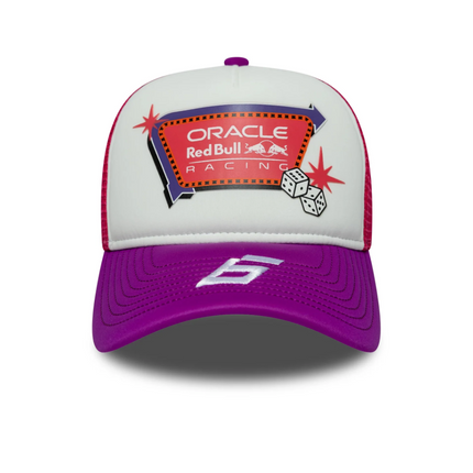 Red Bull Racing F1 Team New Era Isack Hadjar Las Vegas GP Trucker Baseball Cap 2026