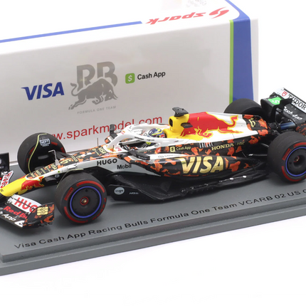 Visa Cash App Racing Bulls F1 Spark Model Isack Hadjar USA GP 1/43 Scale Racing Car 2025