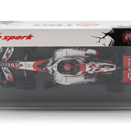 Haas F1 Spark Model Esteban Ocon Japan GP 1/43 Scale Racing Car 2026