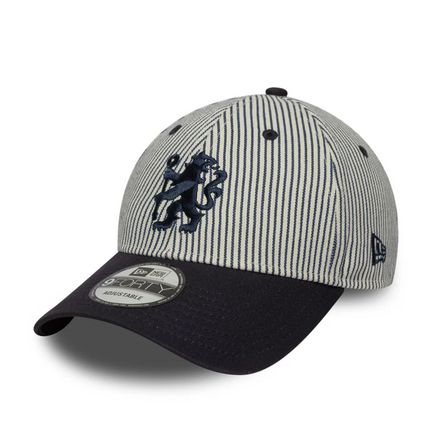 Chelsea FC New Era Lion Crest Pinstripe Baseball Cap