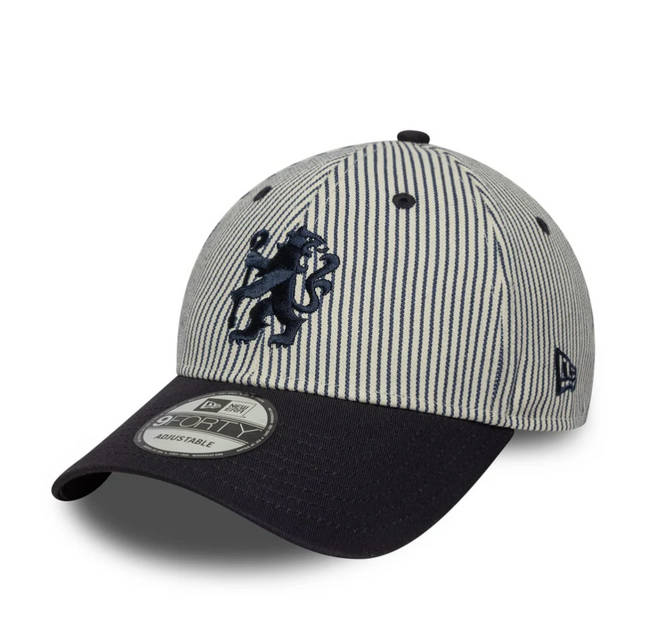 Chelsea FC New Era Lion Crest Pinstripe Baseball Cap