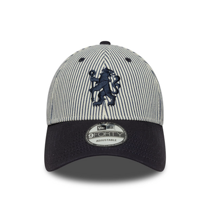 Chelsea FC New Era Lion Crest Pinstripe Baseball Cap
