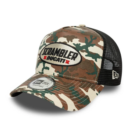 Ducati Scrambler New Era Camo E-Frame Baseball Cap