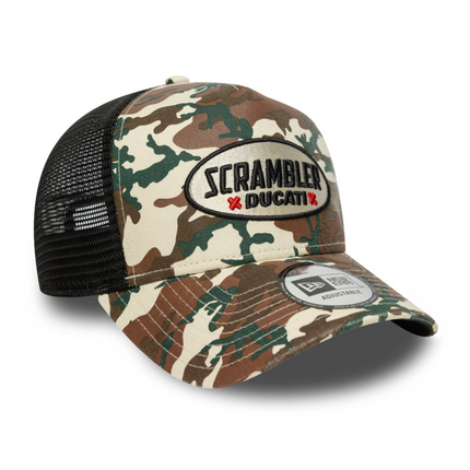 Ducati Scrambler New Era Camo E-Frame Baseball Cap