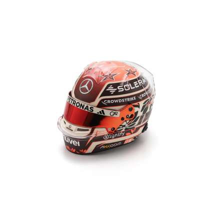 Mercedes AMG Petronas F1 Team Spark Model Kimi Antonelli Miami GP 1/5 Mini Helmet 2025