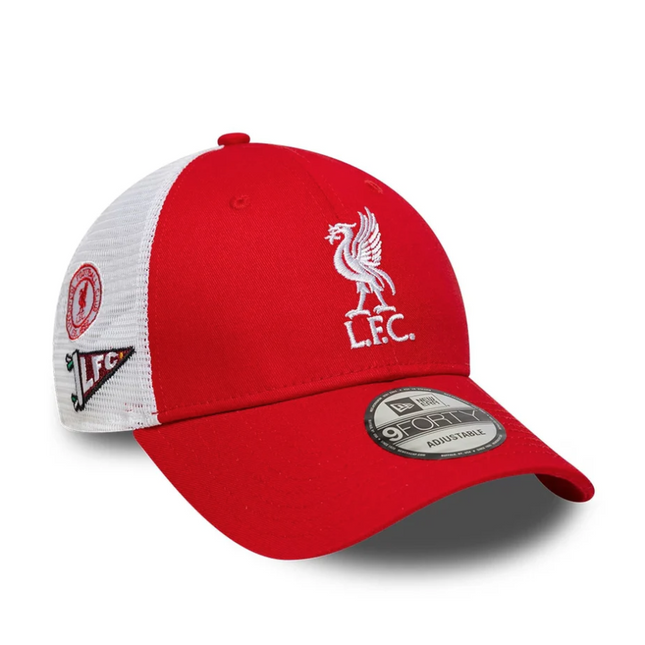Liverpool FC New Era Patch Trucker Baseball Cap