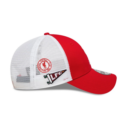 Liverpool FC New Era Patch Trucker Baseball Cap