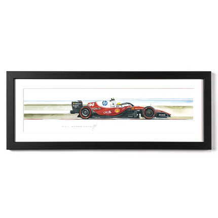 Scuderia Ferrari F1 Limited Edition Lewis Hamilton 2026 Racing Car Framed Print Artwork