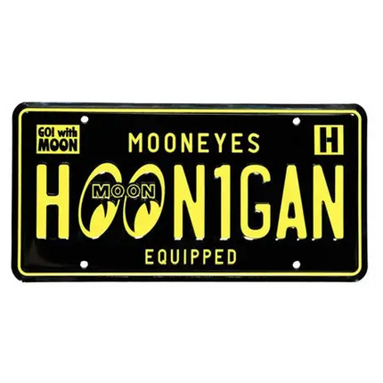 Hoonigan Mooneyes License Plate